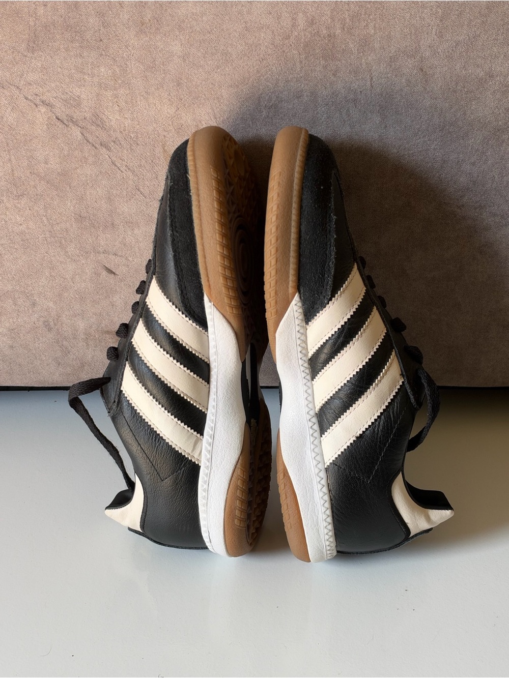adidas Black White Gum-Soled Men's Sneakers